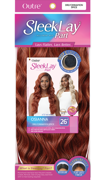 OUTRE SleekLay Synthetic Part Lace Front Wig - OSIANNA