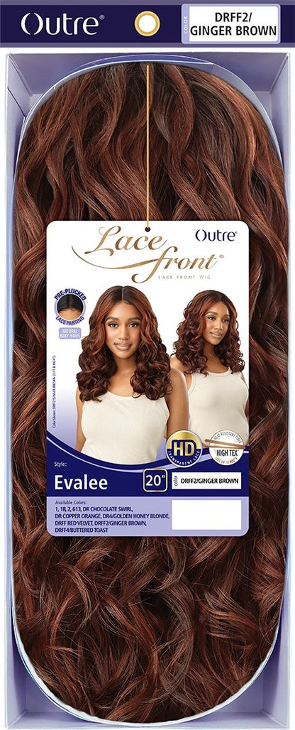 OUTRE HD Transparent Lace Front Wig - EVALEE