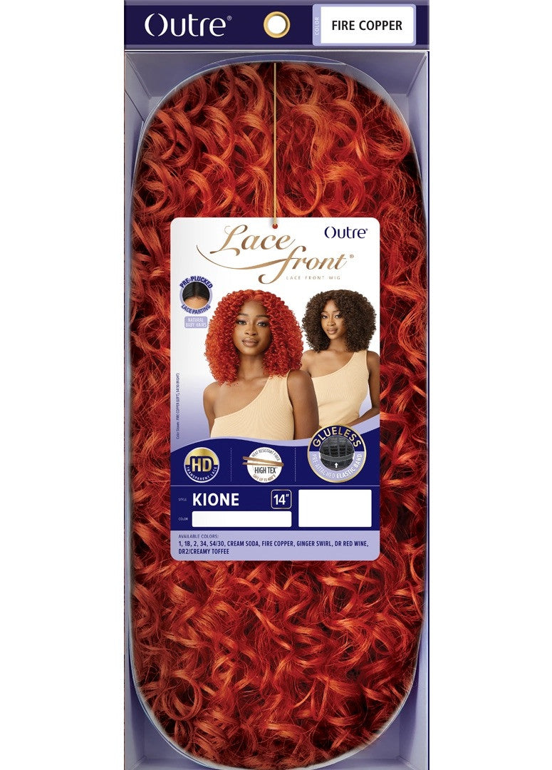 OUTRE HD Transparent Lace Front Wig - KIONE