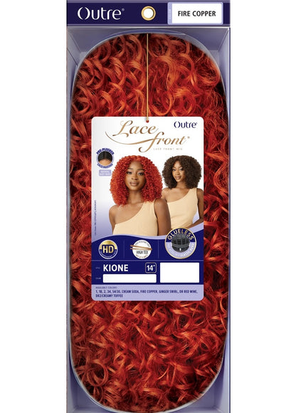 OUTRE HD Transparent Lace Front Wig - KIONE