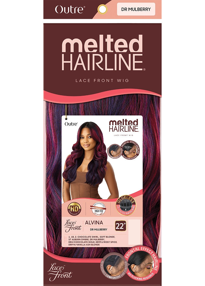 OUTRE Synthetic Melted Hairline HD Lace Front Wig - Alvina