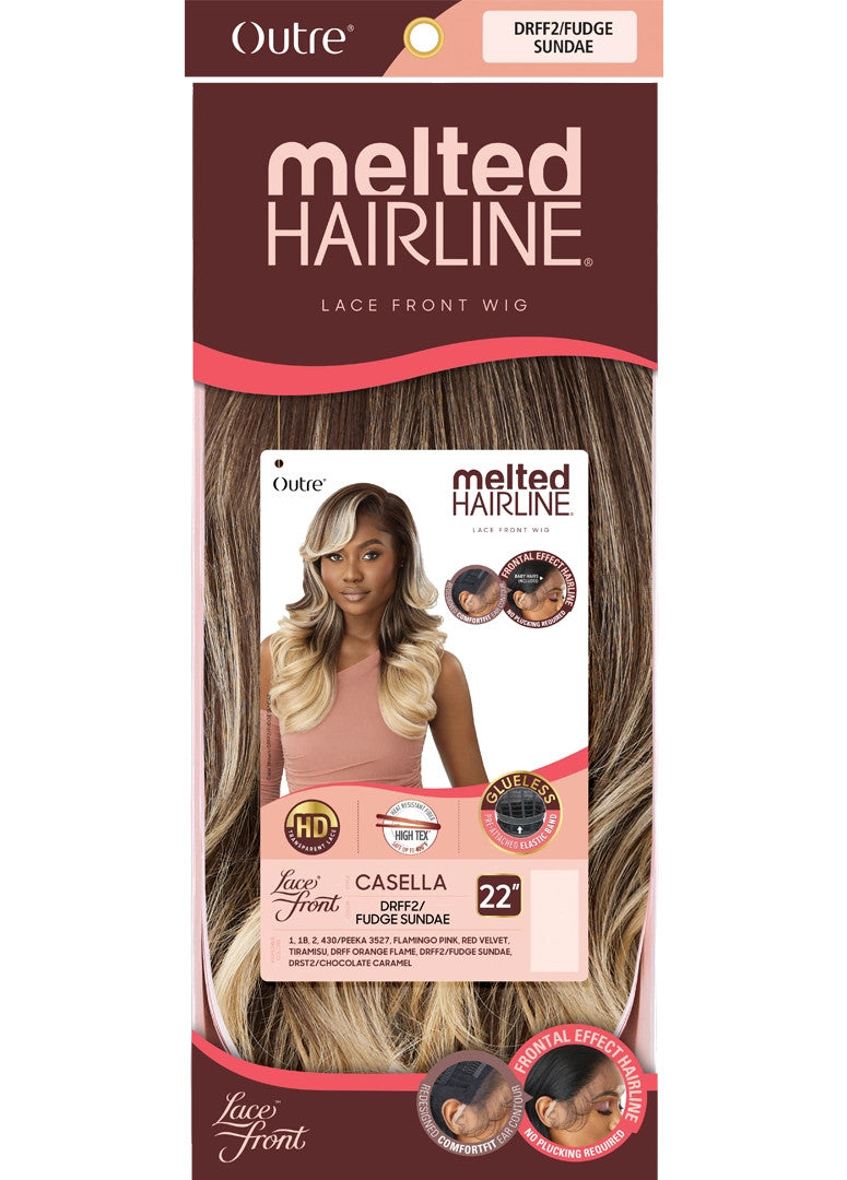 OUTRE Synthetic Melted Hairline HD Lace Front Wig - CASELLA