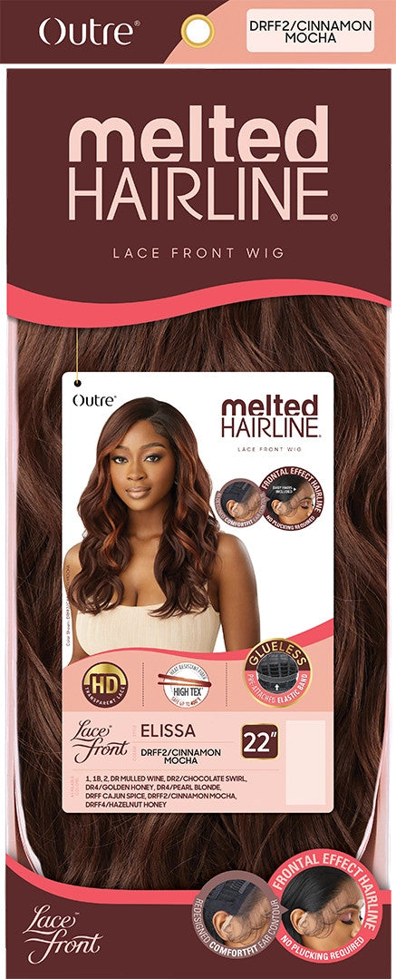 OUTRE Synthetic Melted Hairline HD Lace Front Wig - ELISSA