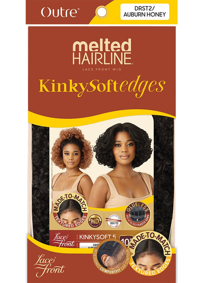 OUTRE Synthetic Melted Hairline KinkySoft Edges Lace Front Wig - KINKYSOFT 05