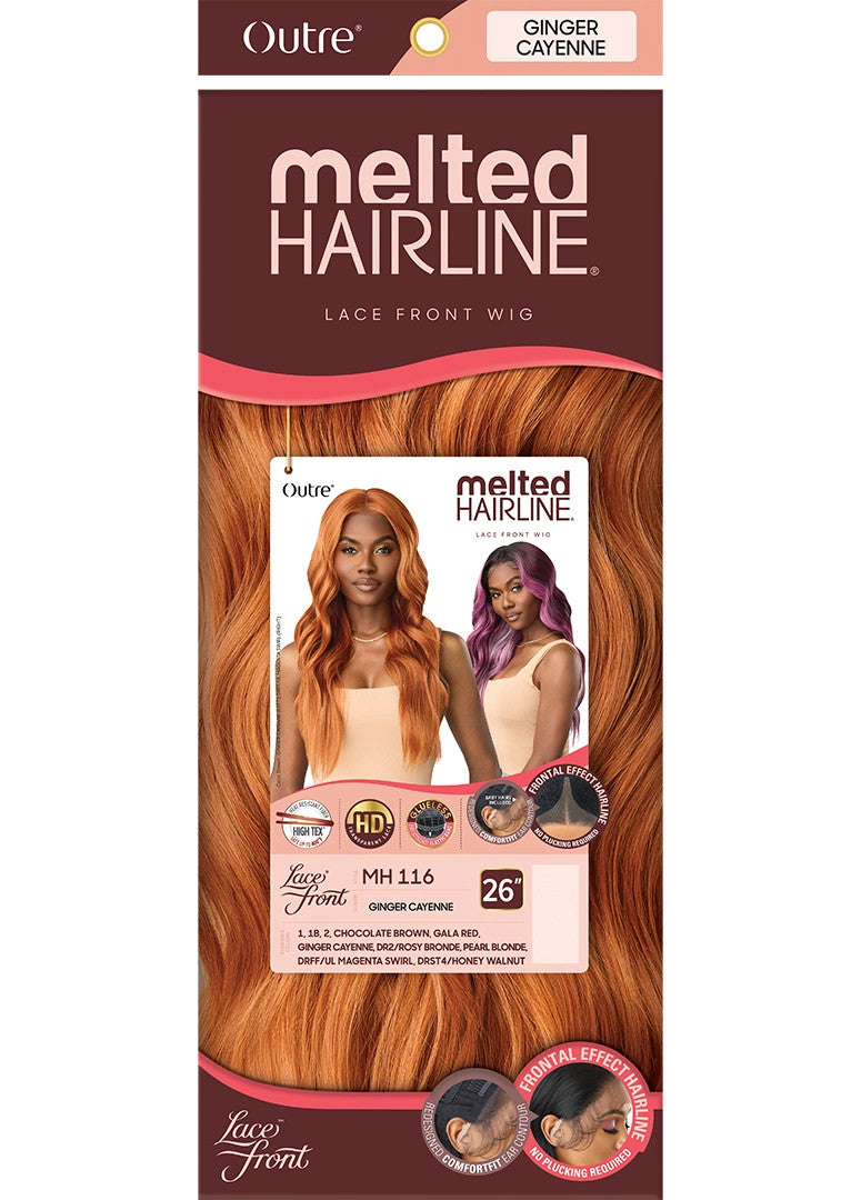 OUTRE Synthetic Melted HairlineHD Lace Front Wig - MH 116