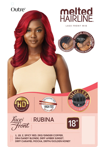 OUTRE Synthetic Melted Hairline HD Lace Front Wig - Rubina