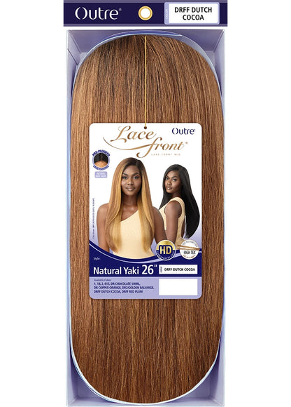 OUTRE HD Transparent Lace Front Wig - Natural Yaki 26"