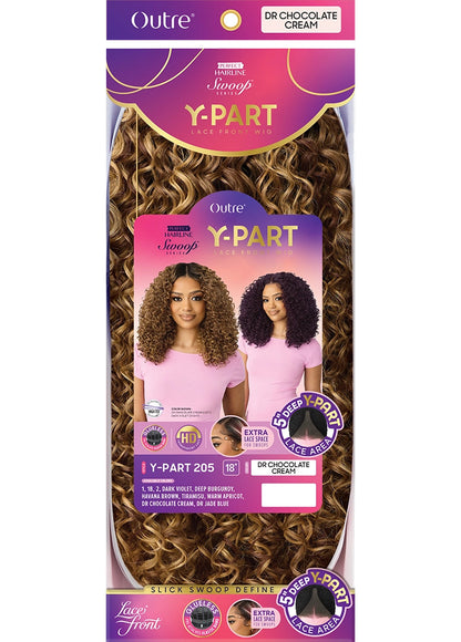 OUTRE Synthetic Perfect Hairline Swoop Series Glueless Lace Frontal Wig - Swoop Y-Part 205