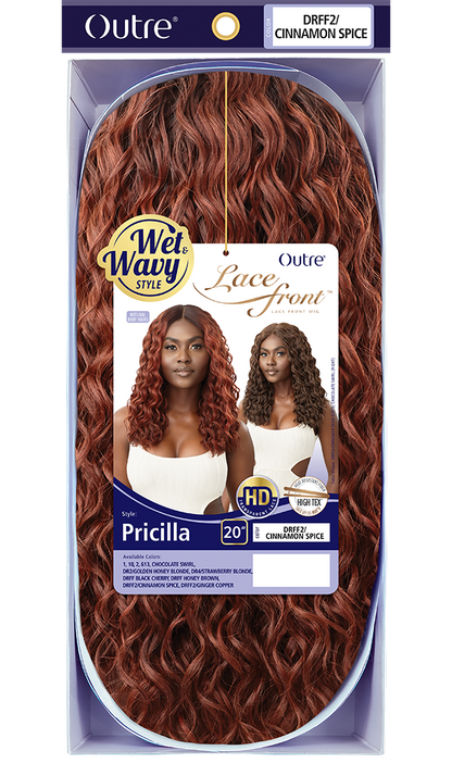 OUTRE HD Transparent Lace Front Wig - PRICILLA