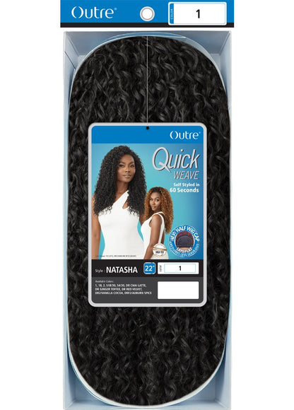 OUTRE Synthetic Quick Weave Half Wig - Natasha