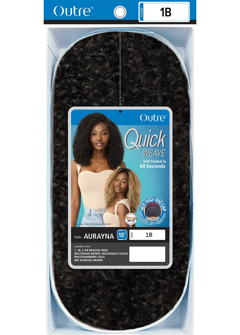 OUTRE Synthetic Quick Weave Half Wig - AURAYNA