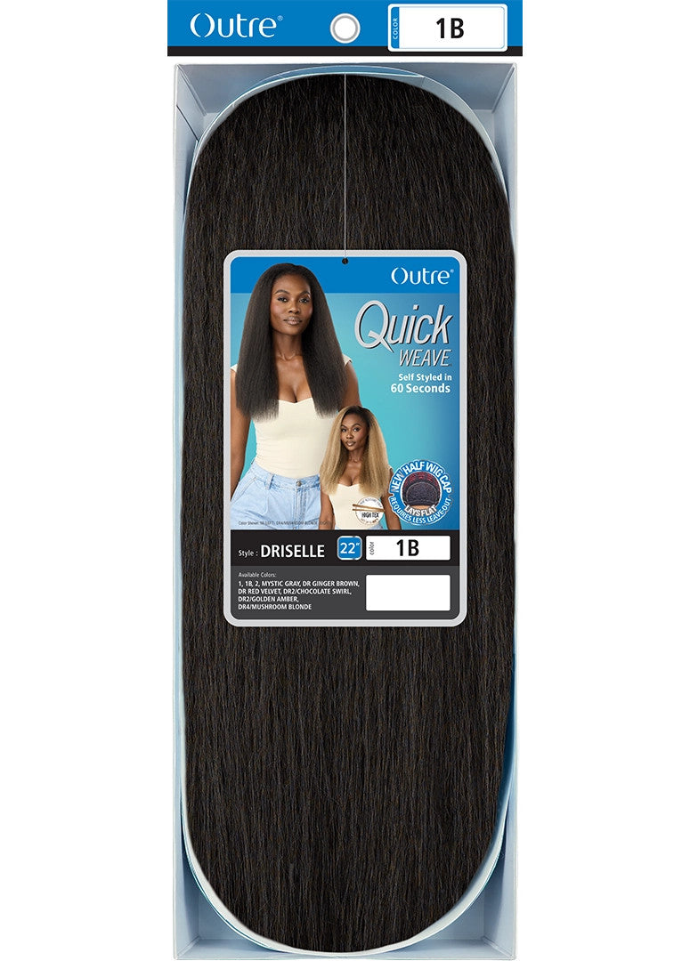OUTRE Synthetic Quick Weave Half Wig - DRISELLE