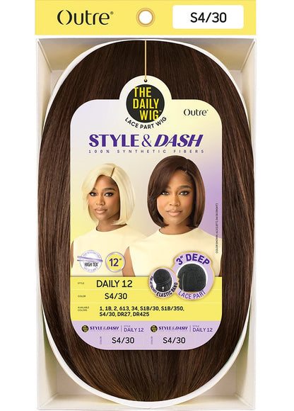 OUTRE The Daily Wig STYLE & DASH Synthetic Lace Part Wig - Daily 12