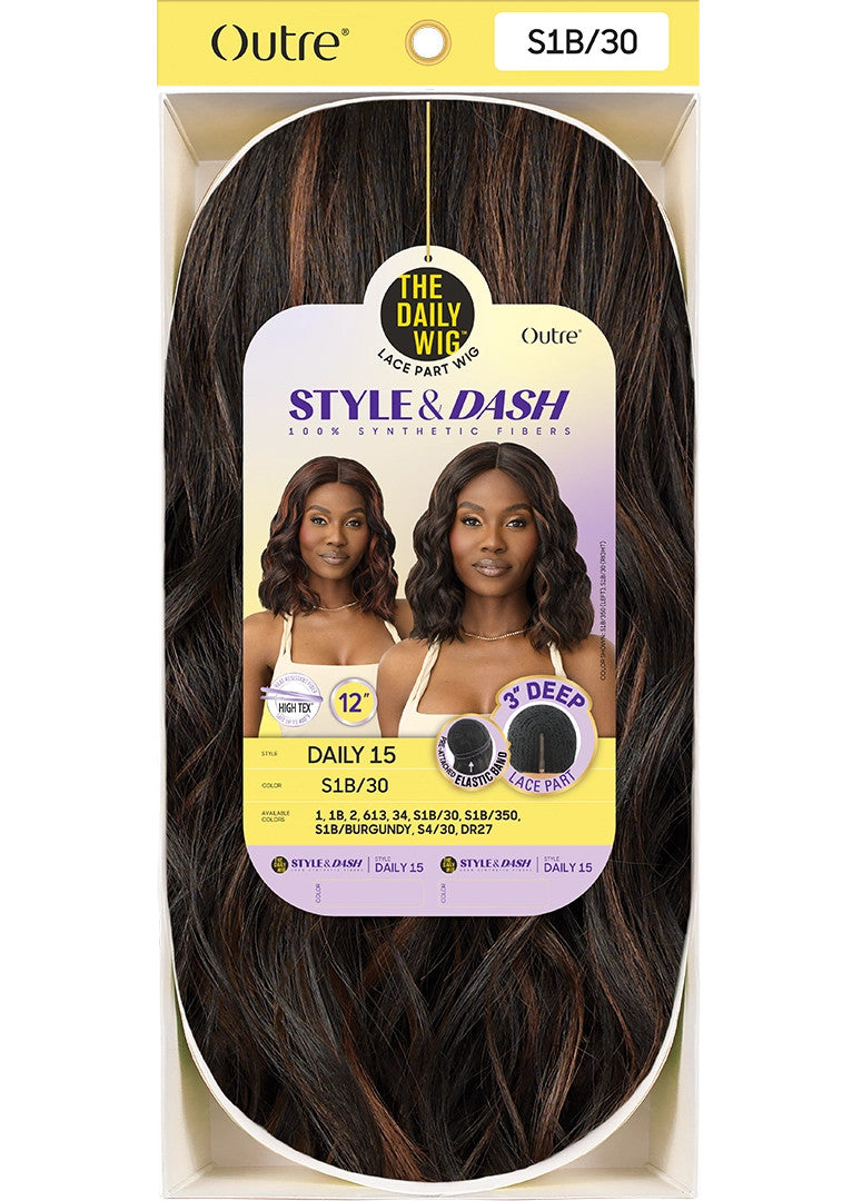 OUTRE The Daily Wig STYLE & DASH Synthetic Lace Part Wig - Daily 15