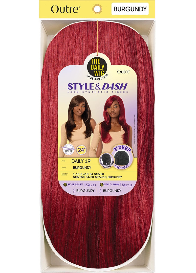 OUTRE The Daily Wig STYLE & DASH Synthetic Lace Part Wig - Daily 19