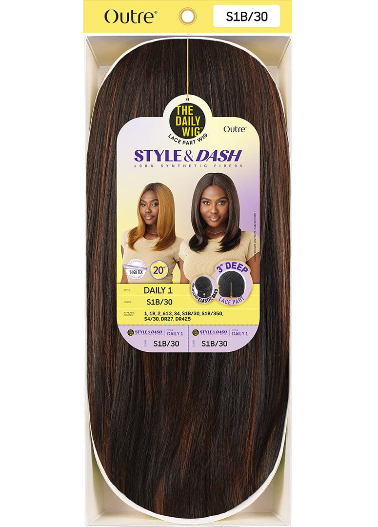 OUTRE The Daily Wig STYLE & DASH Synthetic Lace Part Wig - Daily 1