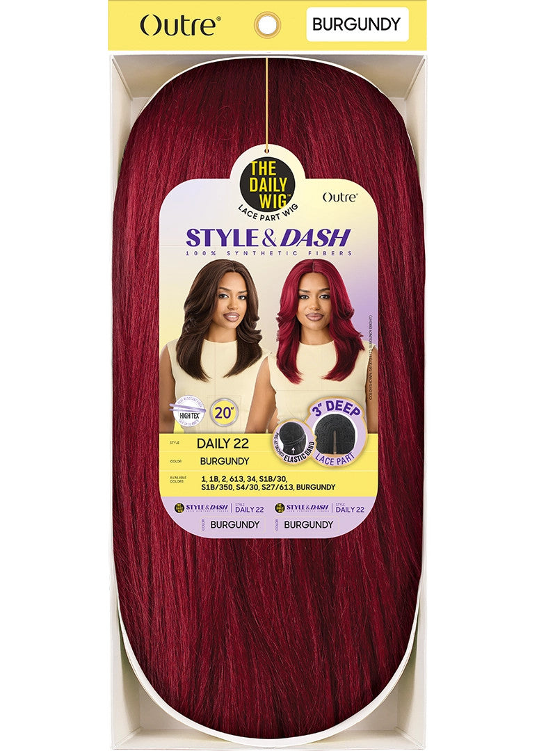 OUTRE The Daily Wig STYLE & DASH Synthetic Lace Part Wig - Daily 22