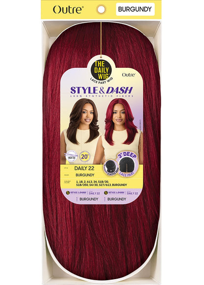 OUTRE The Daily Wig STYLE & DASH Synthetic Lace Part Wig - Daily 22