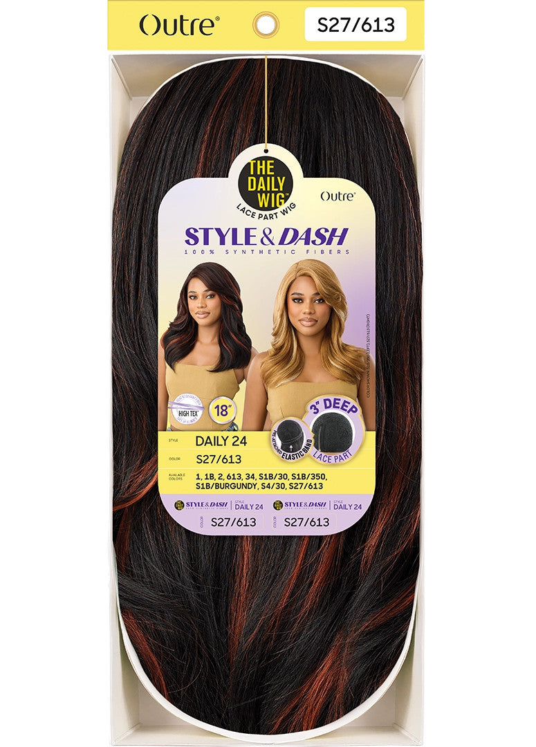 OUTRE The Daily Wig STYLE & DASH Synthetic Lace Part Wig - Daily 24