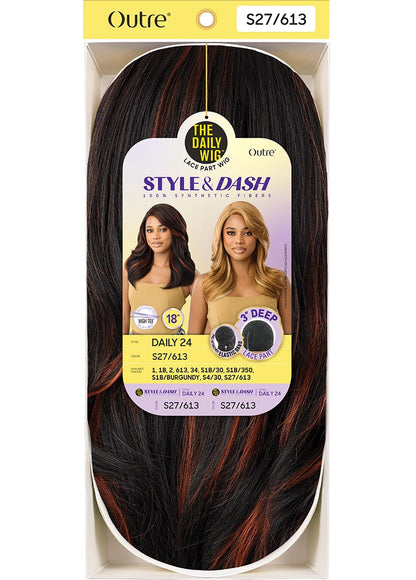 OUTRE The Daily Wig STYLE & DASH Synthetic Lace Part Wig - Daily 24