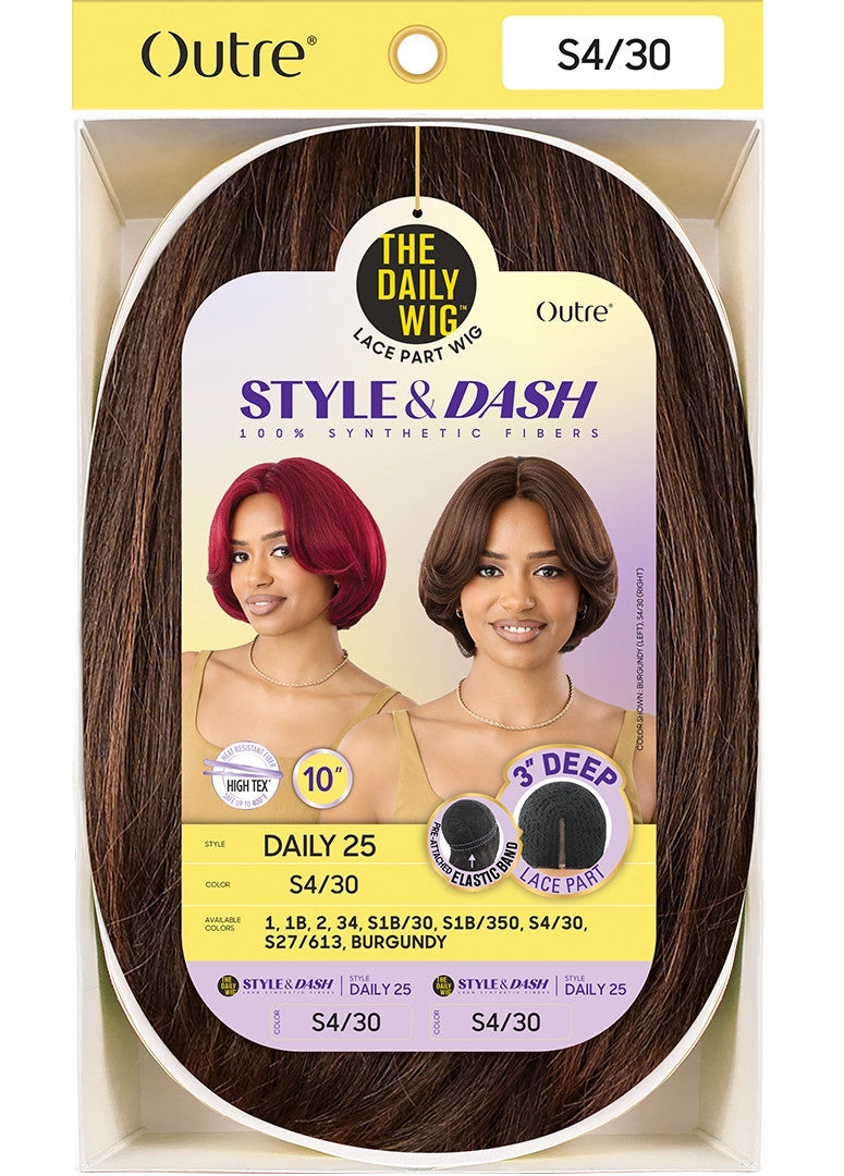 OUTRE The Daily Wig STYLE & DASH Synthetic Lace Part Wig - Daily 25