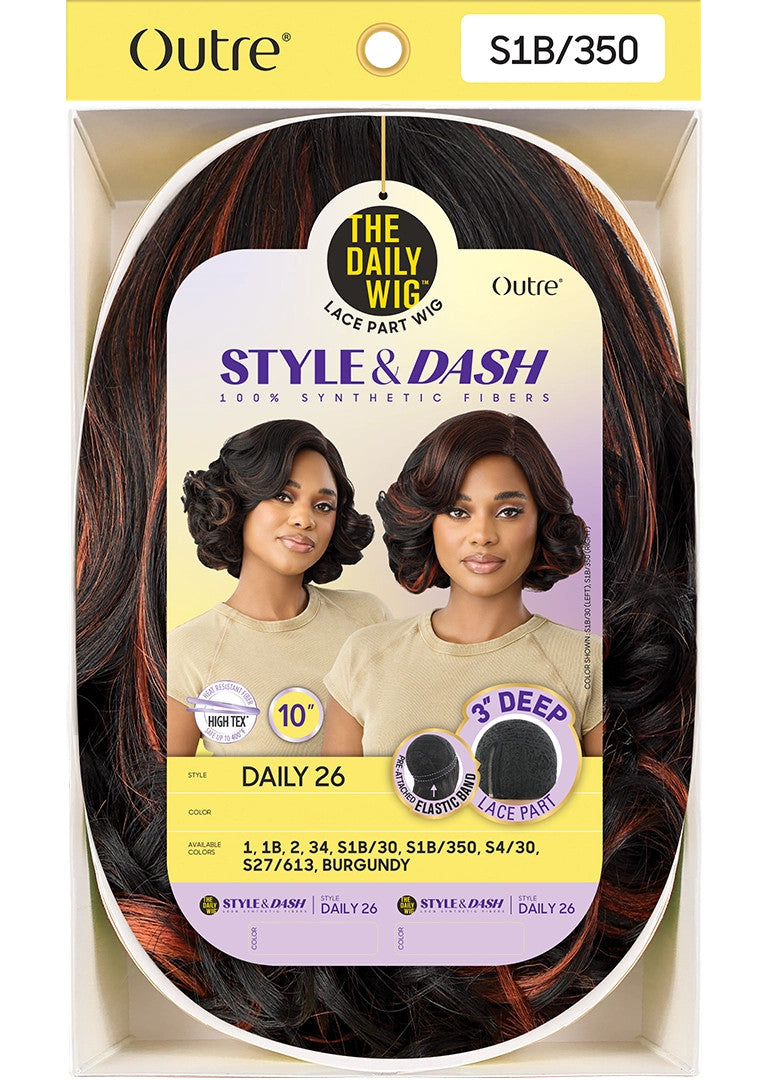OUTRE The Daily Wig STYLE & DASH Synthetic Lace Part Wig - Daily 26
