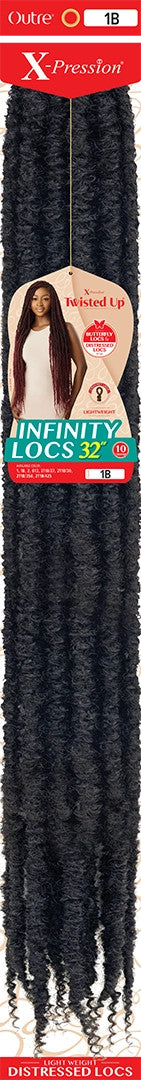 OUTRE Synthetic X-Pression Twisted Up - Infinity Locs 32"