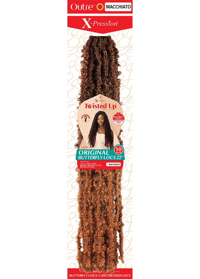OUTRE Synthetic Braid X Pression Twisted Up - Original Butterfly Locs 22"