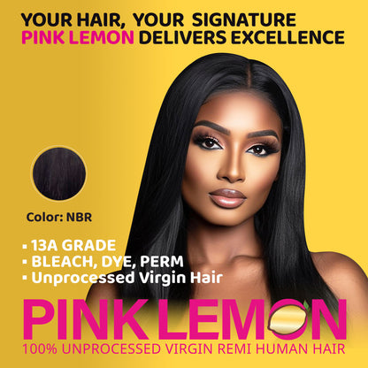 15A Pink Lemon 13X4 HD Full Lace Frontal - Straight
