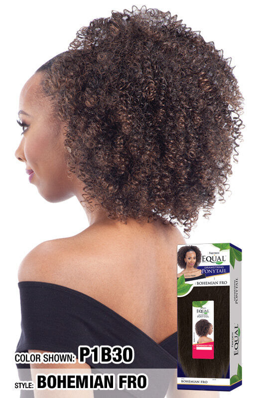 SHAKE N GO Freetress Equal Drawstring Ponytail - BOHEMIAN FRO