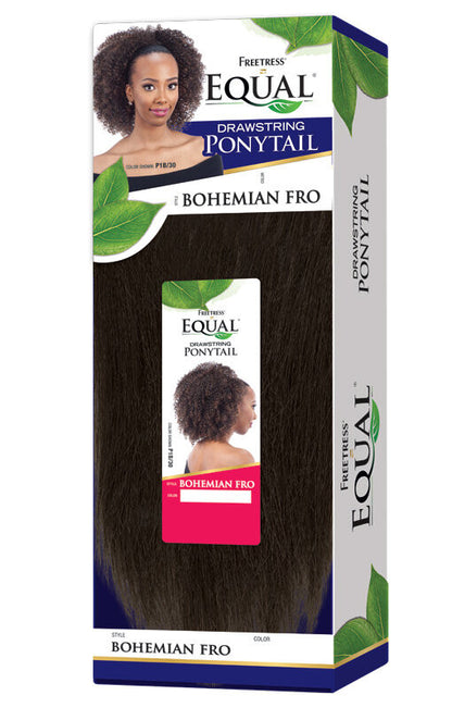SHAKE N GO Freetress Equal Drawstring Ponytail - BOHEMIAN FRO