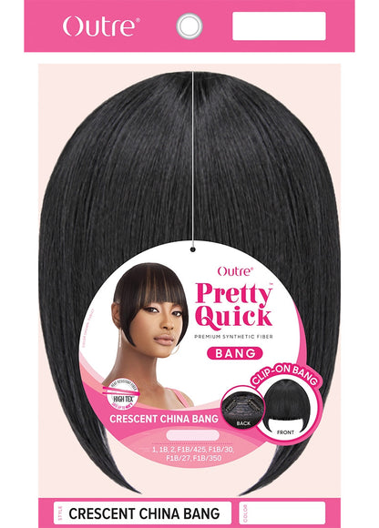 OUTRE Synthetic Pretty Quick Pony - CRESCENT CHINA BANG