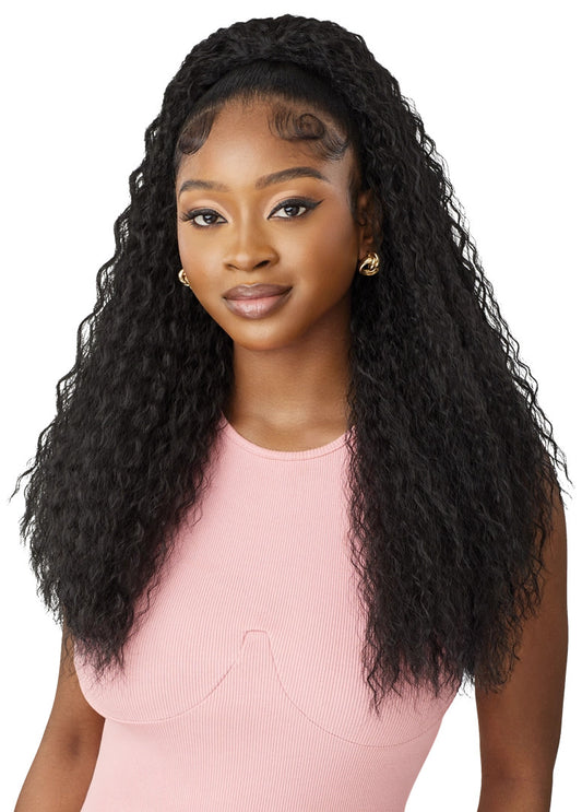 OUTRE Synthetic Pretty Quick Pony Drawstring Ponytail - VIV