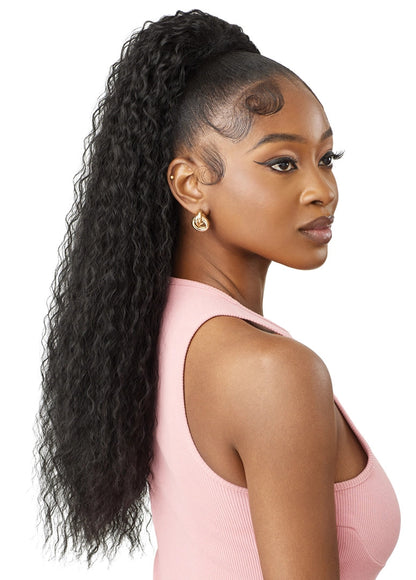 OUTRE Synthetic Pretty Quick Pony Drawstring Ponytail - VIV