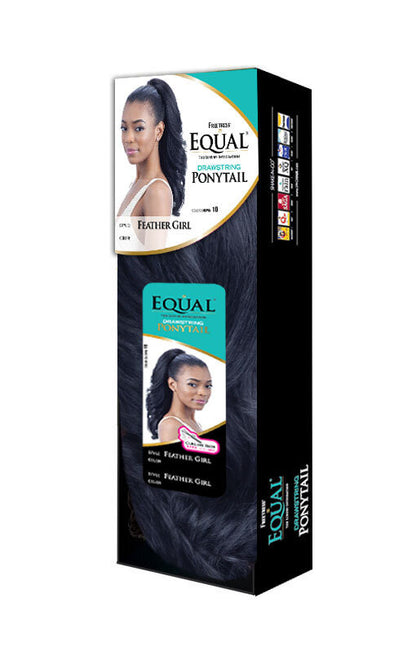 SHAKE N GO Freetress Equal Drawstring Ponytail - FEATHER GIRL