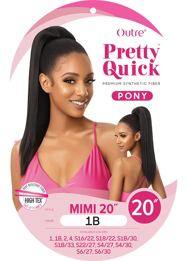 OUTRE Synthetic Pretty Quick Pony - MIMI 20"