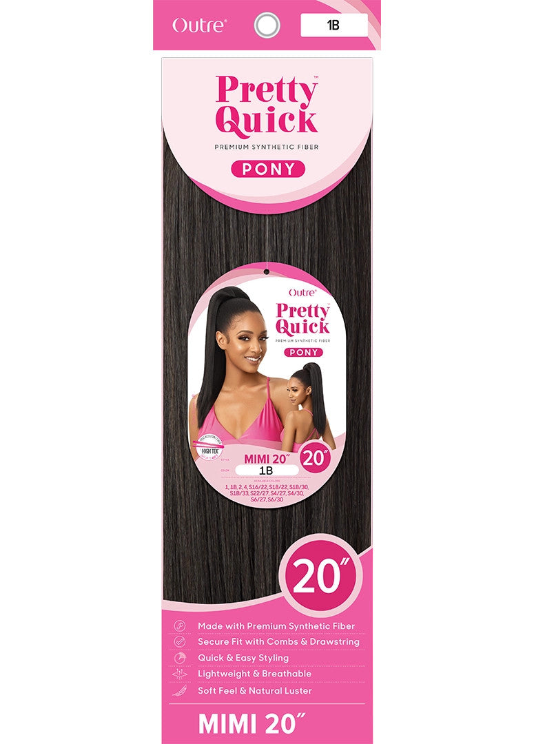 OUTRE Synthetic Pretty Quick Pony - MIMI 20"