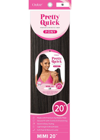 OUTRE Synthetic Pretty Quick Pony - MIMI 20"