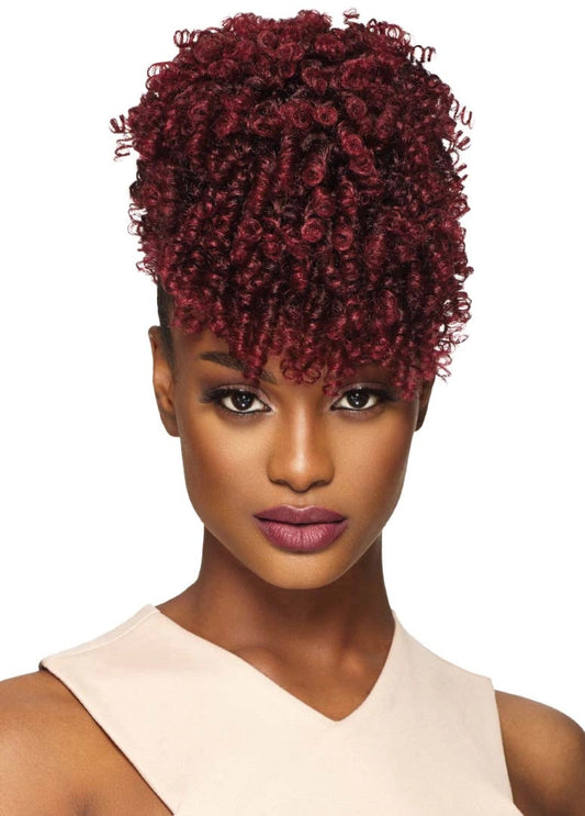 OUTRE Synthetic Pretty Quick Pony Drawstring Ponytail - PINEAPPLE PONY HOTTIE
