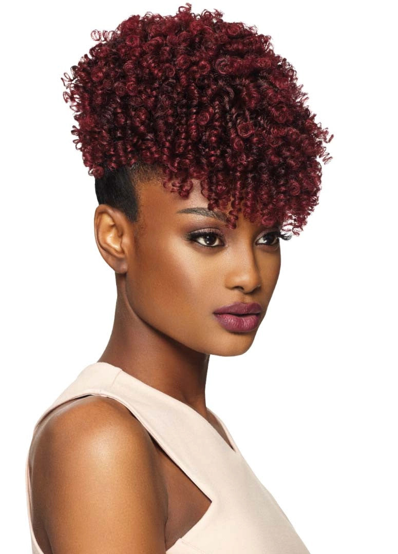 OUTRE Synthetic Pretty Quick Pony Drawstring Ponytail - PINEAPPLE PONY HOTTIE