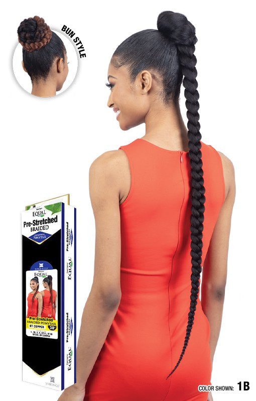 SHAKE N GO Freetress Equal Pre-stretched Braided Ponytail 38"