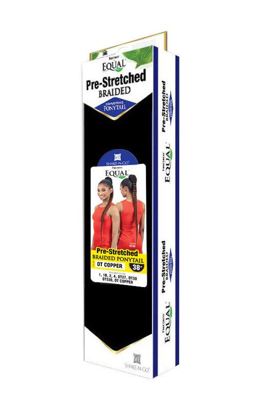 SHAKE N GO Freetress Equal Pre-stretched Braided Ponytail 38"
