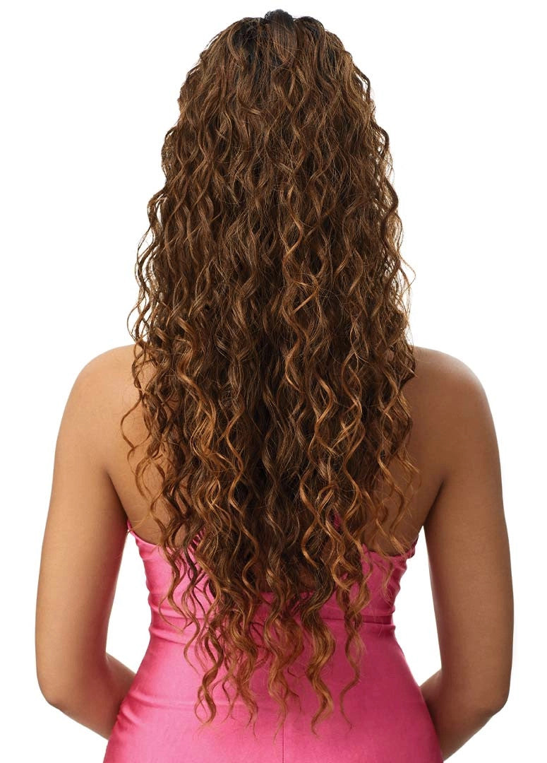 OUTRE Synthetic Pretty Quick Pony  W&W - BEACH WAVE 28"