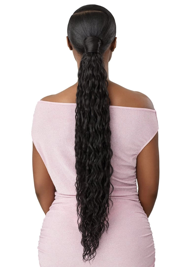 OUTRE Synthetic Pretty Quick Pony - Water Wave 28"
