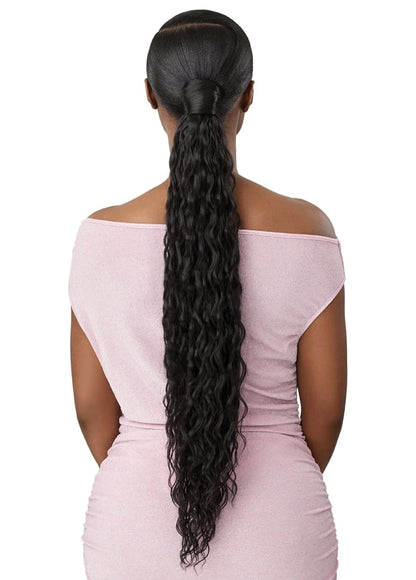 OUTRE Synthetic Pretty Quick Pony - Water Wave 28"