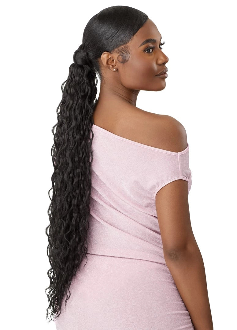 OUTRE Synthetic Pretty Quick Pony - Water Wave 28"
