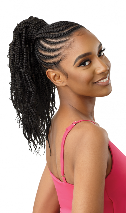 OUTRE Synthetic Pretty Quick Pony - Butterfly Jungle Wavy Box Braid 16