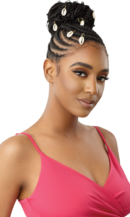OUTRE Synthetic Pretty Quick Pony - Butterfly Jungle Wavy Box Braid 16