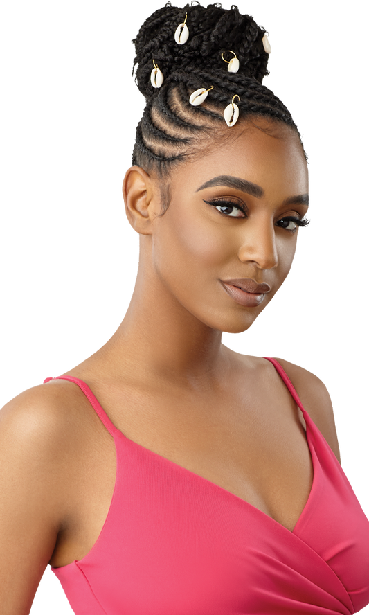 OUTRE Synthetic Pretty Quick Pony - Butterfly Jungle Wavy Box Braid 16