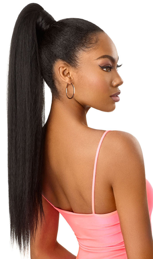 OUTRE Synthetic Pretty Quick Pony - Kinky Straight 24"